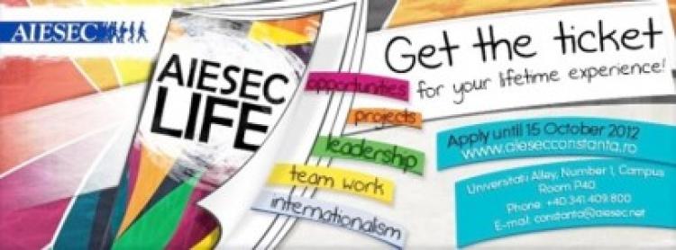 AIESEC recrutează noi membri!
